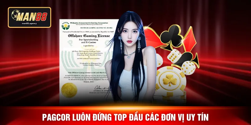 PAGCOR luôn đứng top đầu các đơn vị uy tín