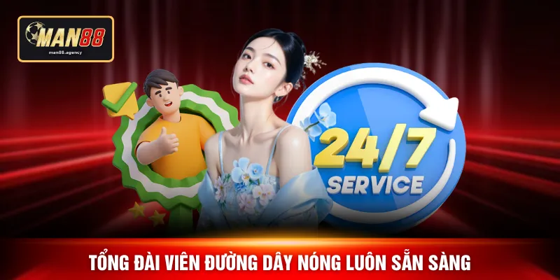 Tổng đài viên đường dây nóng luôn sẵn sàng
